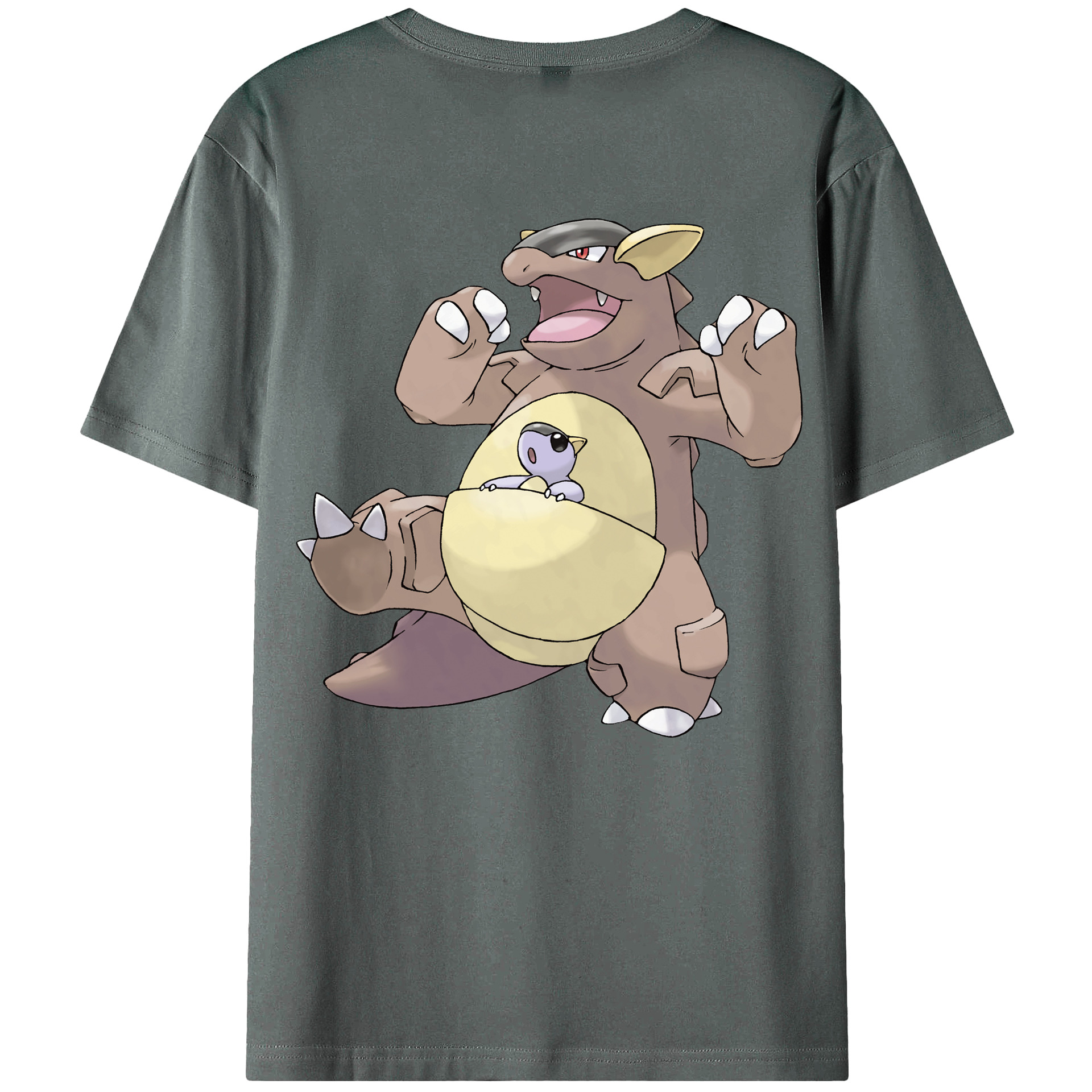 （画像用） ポケットモンスター Pokémon 綿100％ メンズ半袖Tシャツ（バックプリント） 通気性